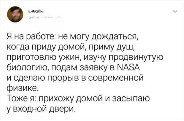 твит про физику