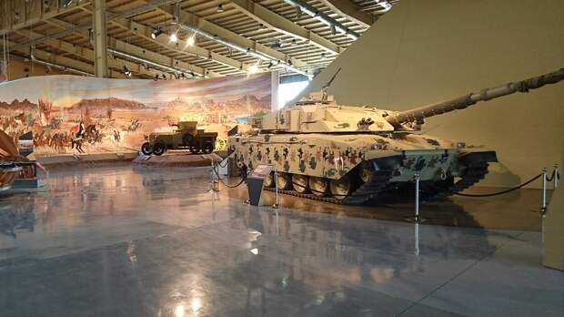 Танк Аль-Хуссейн (Challenger 1) в Королевском танковом музее в Аммане, Иордания.