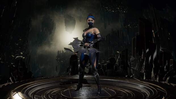 Россиянка закосплеила Китану из Mortal Kombat в откровенном костюме и показала свою растяжку