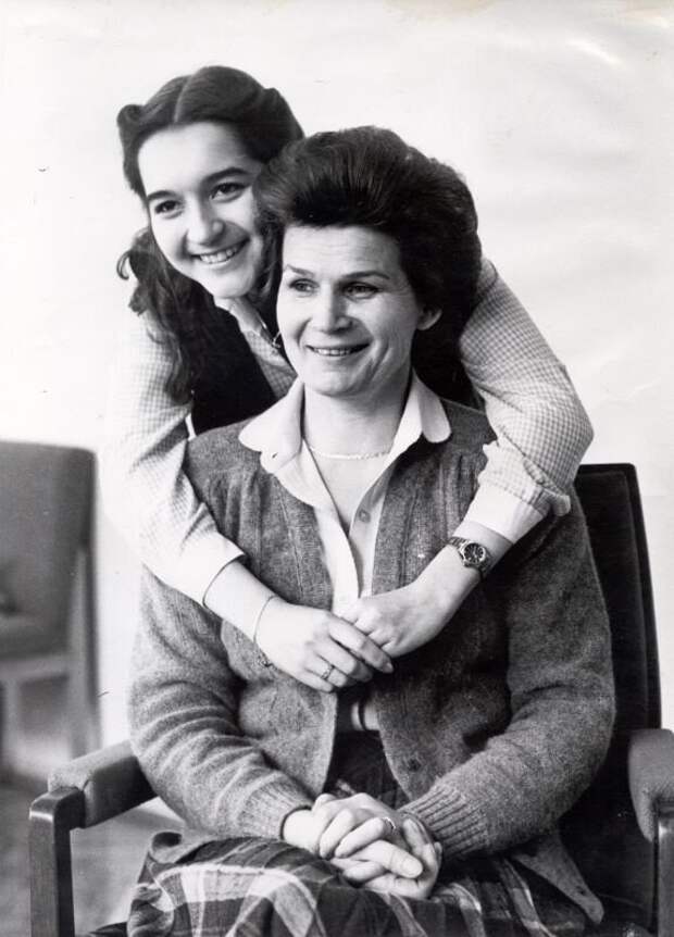 Валентина Терешкова с дочерью Еленой.