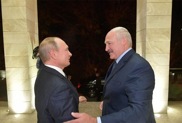Александр Лукашенко и Владимир Путин