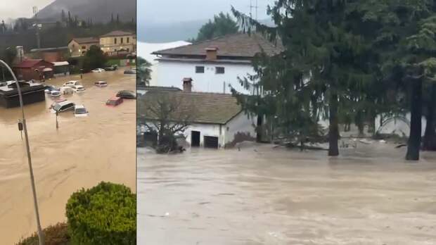 Вода 14 марта в провинции Флоренция (Тоскана) и в Бризигелле (Равенна, Эмилия-Романья)