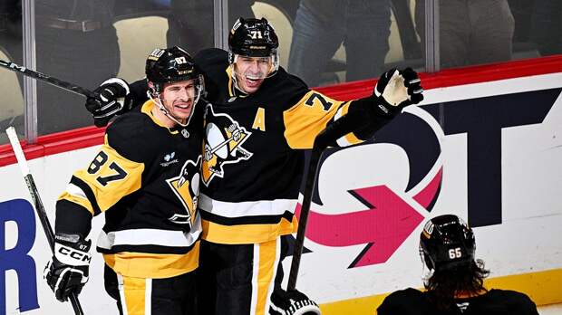 Голы Малкина и Чинахова помогли «Питтсбургу» победить «Нью-Джерси» и выйти в плей-офф НХЛ