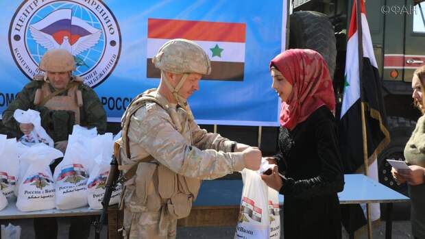 Офицеры ЦПВС провели новые гуманитарные акции в Сирии
