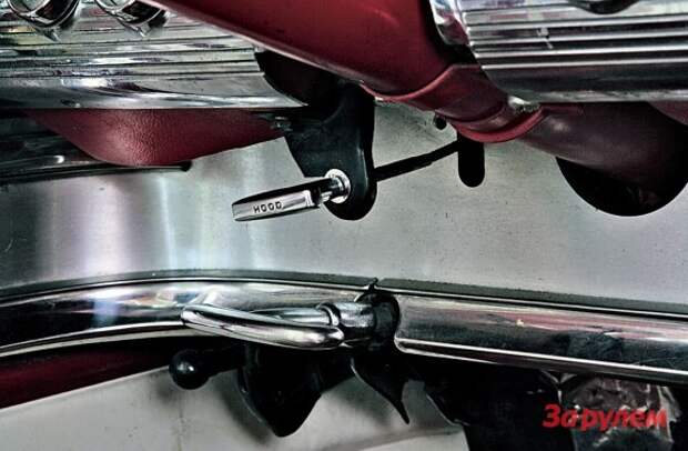 Каждая деталь, в том числе рычаги ручного тормоза и вентиляции, – символ щедрости американской инженерной души.