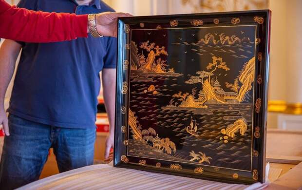 Более 150 панно воссоздали для Китайского зала в Екатерининском дворце