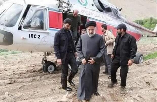 Вертолёт иранского лидера Ибрагима Раиси совершил жёсткую посадку в горах