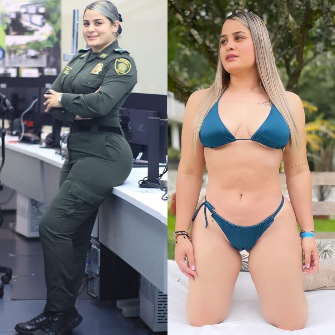 Красивые девушки в униформе и без неё