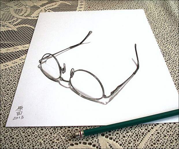 Потрясающие 3D-рисунки карандашом