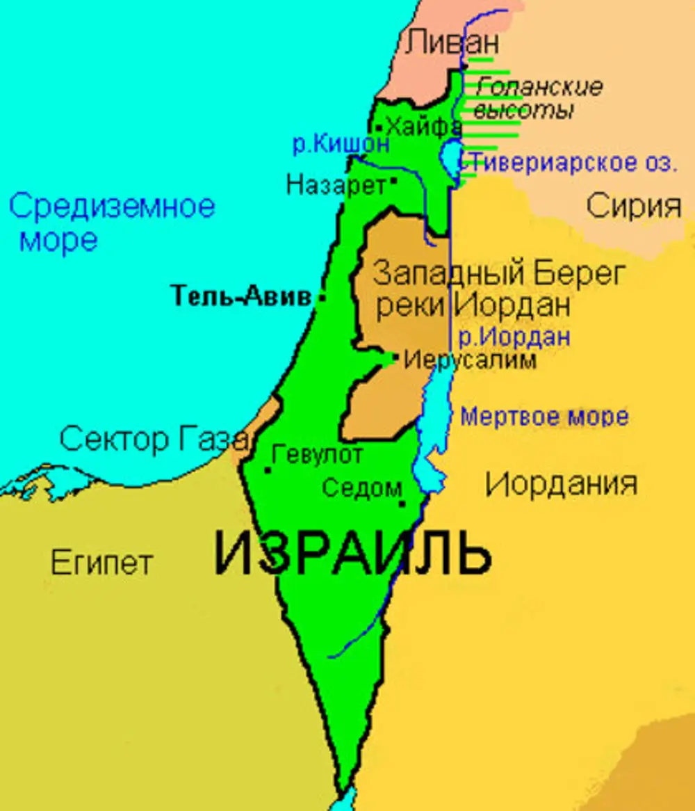 граница израиль палестина