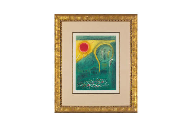 Марк Шагал, «Карусель Лувра», 1954 год