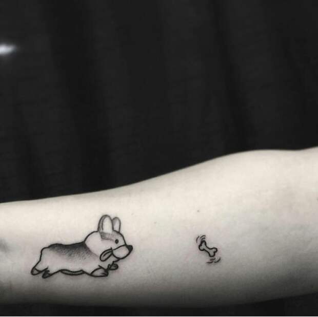 20 милых идей для татуировок с домашними животными
