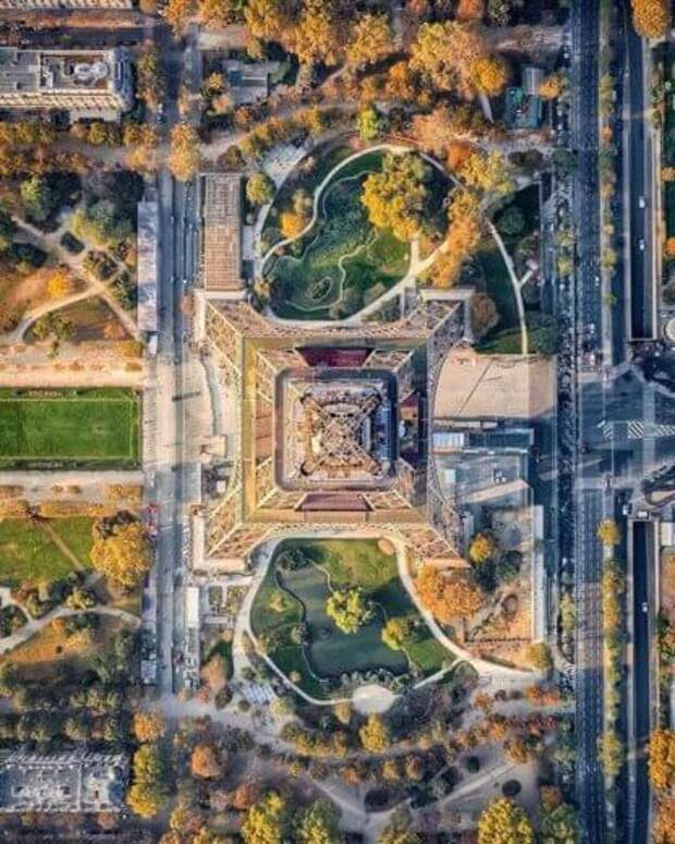 париж Эйфелева башня