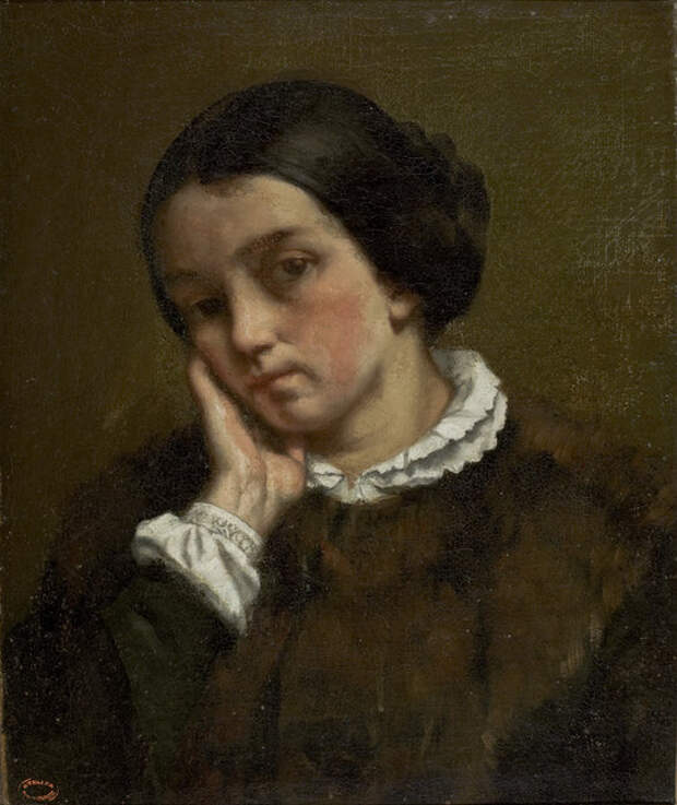 Гюстав Курбе. Портрет Жульетты Курбе. 1874