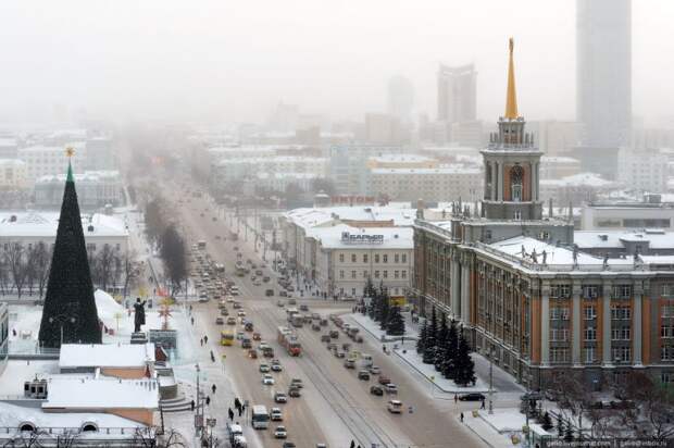 екатеринбург, зима, высота