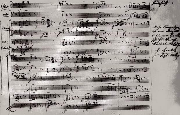 Обнаружены в сейфе: потерянные рукописи Моцарта.