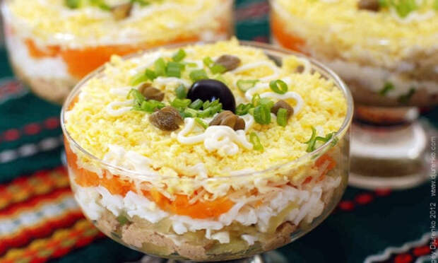 Мясной салат "Девять принцев"