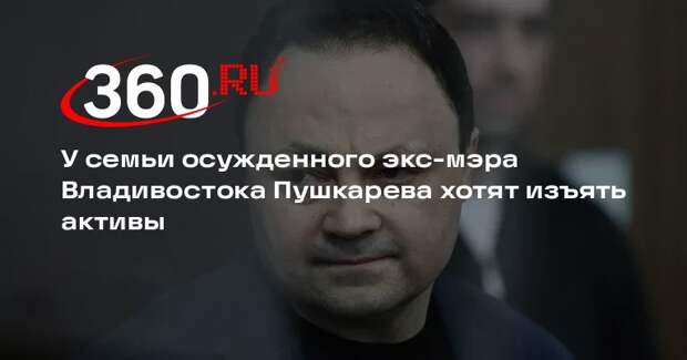 У семьи осужденного экс-мэра Владивостока Пушкарева хотят изъять активы