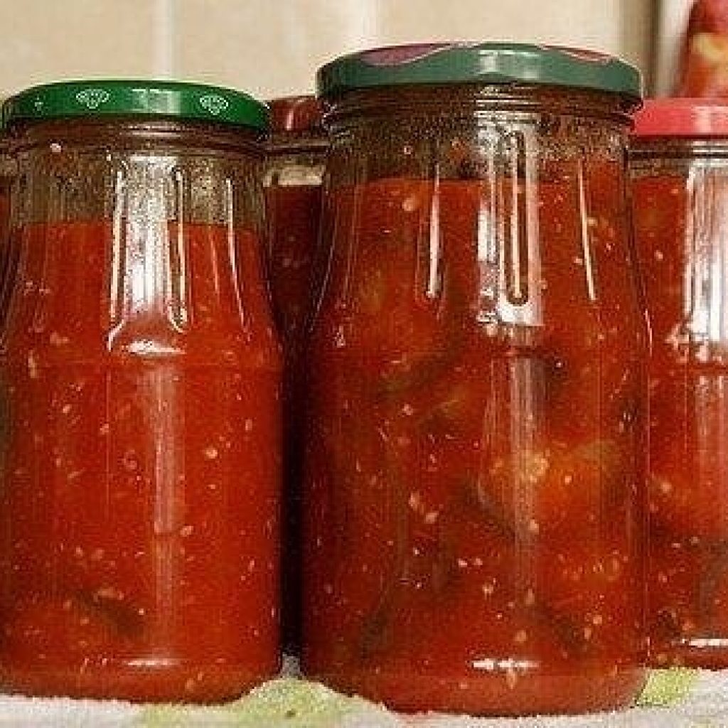 Баклажаны в аджике по-домашнему