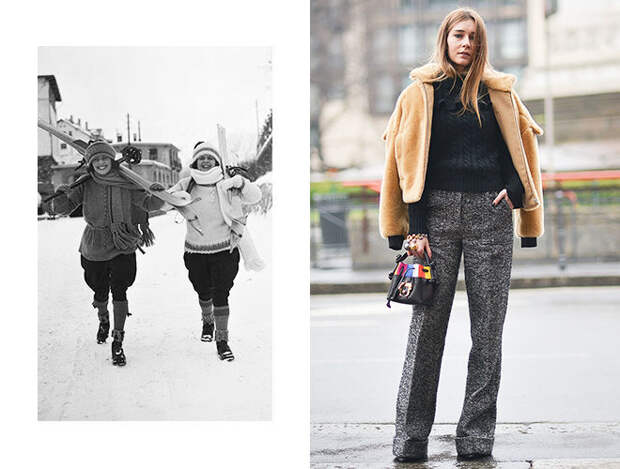 Шерстяные брюки 1920-х и шерстяные брюки 2020 фото