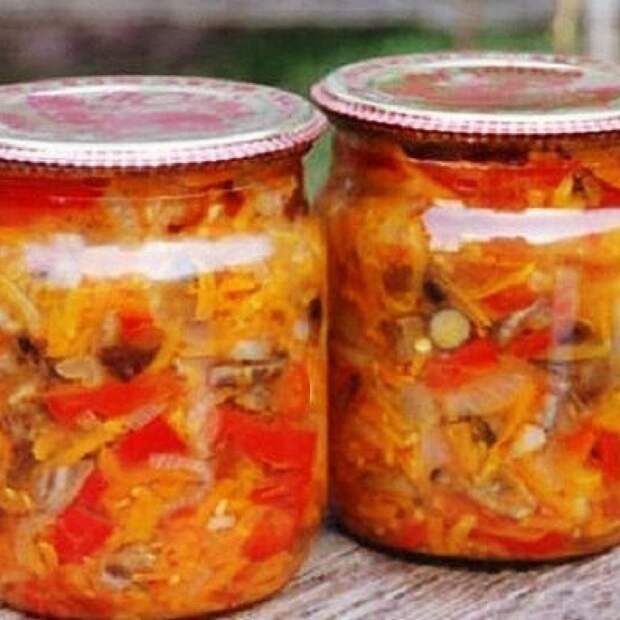 САЛАТ С ГРИБАМИ И ОВОЩАМИ