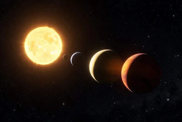 Уникальное в этом столетии зрелище: Меркурий, Венера и Марс сходятся в редкой фигуре