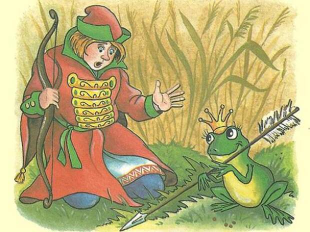 Иллюстрация к сказке «Царевня-лягушка».