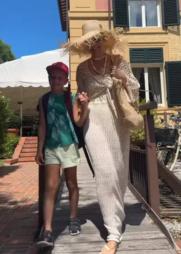 Ксения Собчак с сыном