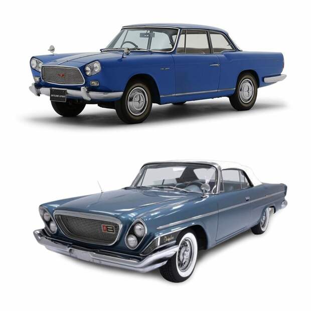 Prince Skyline Sports (1962) и Chrysler Newport Coupe (1962)
