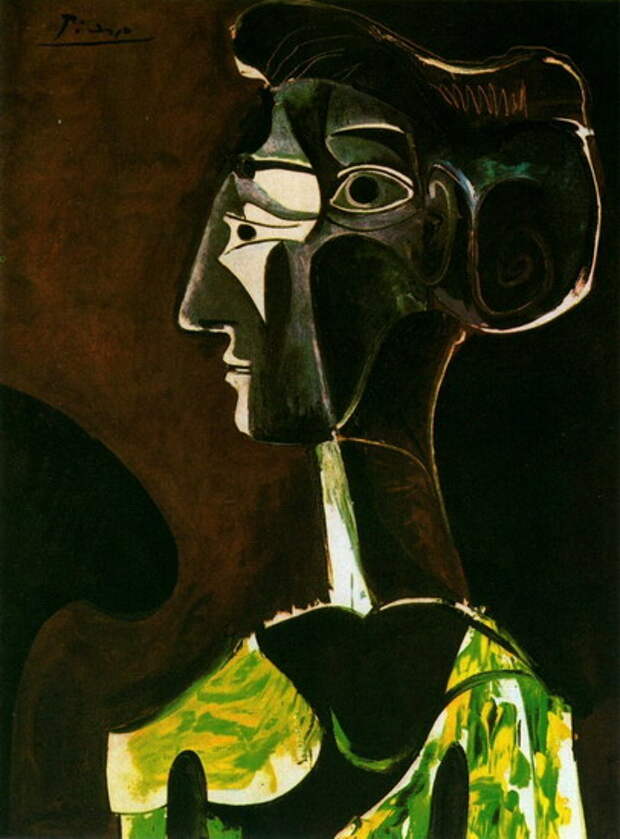 Пабло Пикассо. Великий профиль (Жаклин). 1963 год