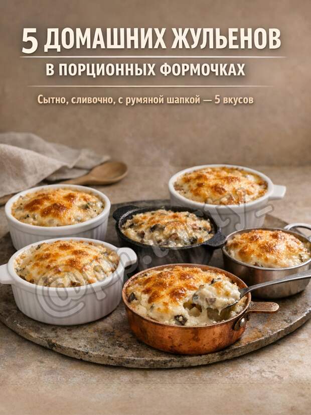 Кулинария>5 домашних жюльенов!