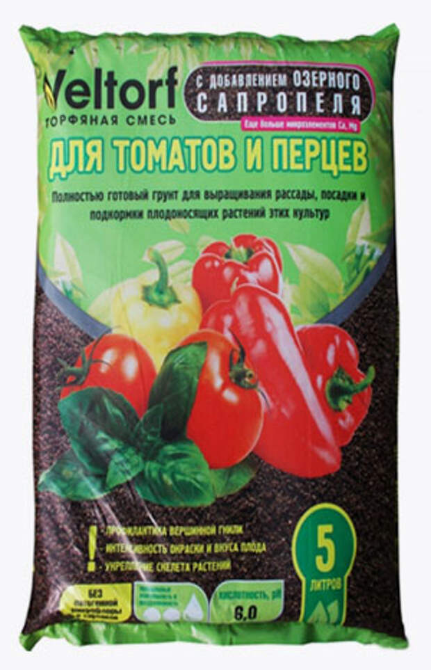 Грунт Veltorf Premium для томатов и перцев