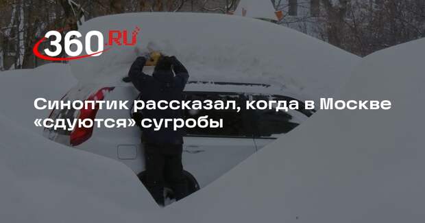 Синоптик Тишковец: сугробы в Москве за неделю сдуются на 15 сантиметров