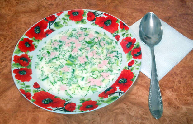 Холодная окрошка. Холодная окрошка.