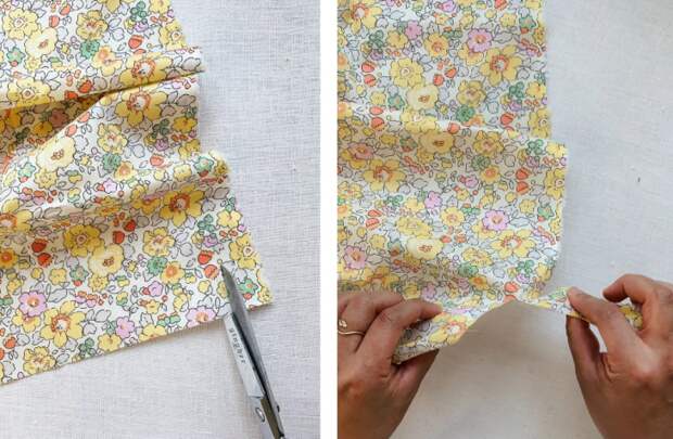 Декор сандалий платками diy