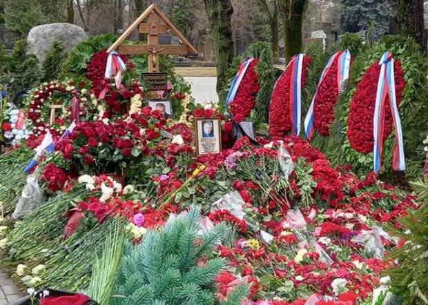 Могила жириновского фото сейчас