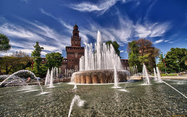 В Милане отключают фонтаны из-за нехватки воды