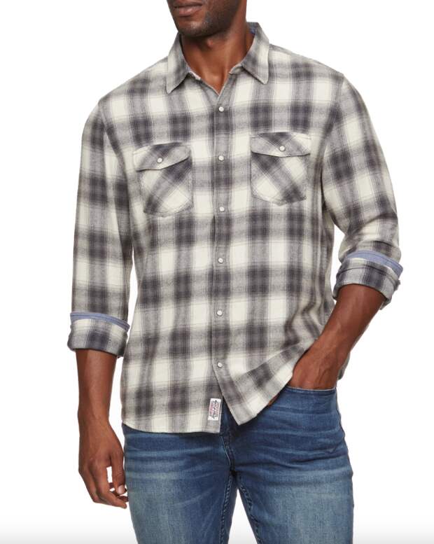 Flag & Anthem Alma Vintage Washed Flannel Shirt