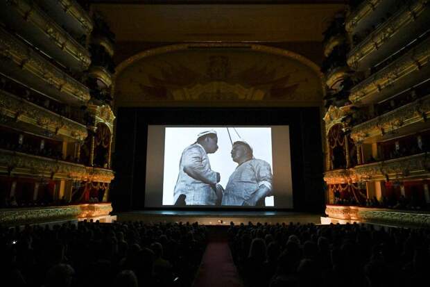 В Большом прошел юбилейный показ фильма «Броненосец «Потемкин»