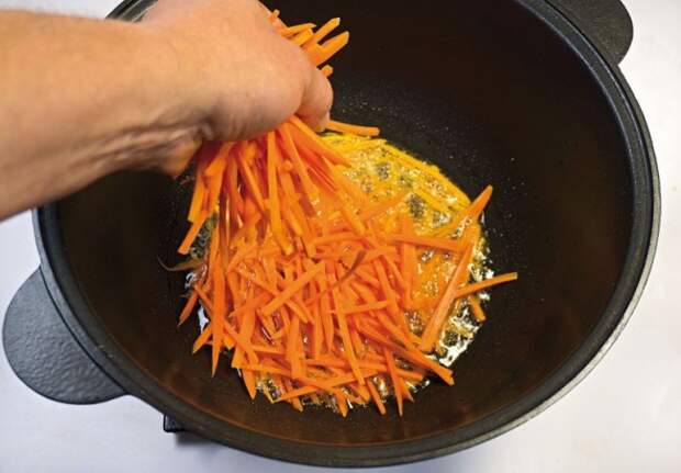 обжарка моркови для постного машкичири