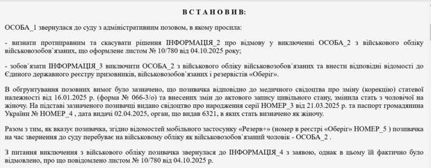 В Харькове мужчина сменил пол на женский, чтобы его не мобилизовали в ТЦК