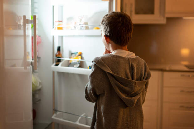 Треть россиян, работающих дома, постоянно бегают к холодильнику