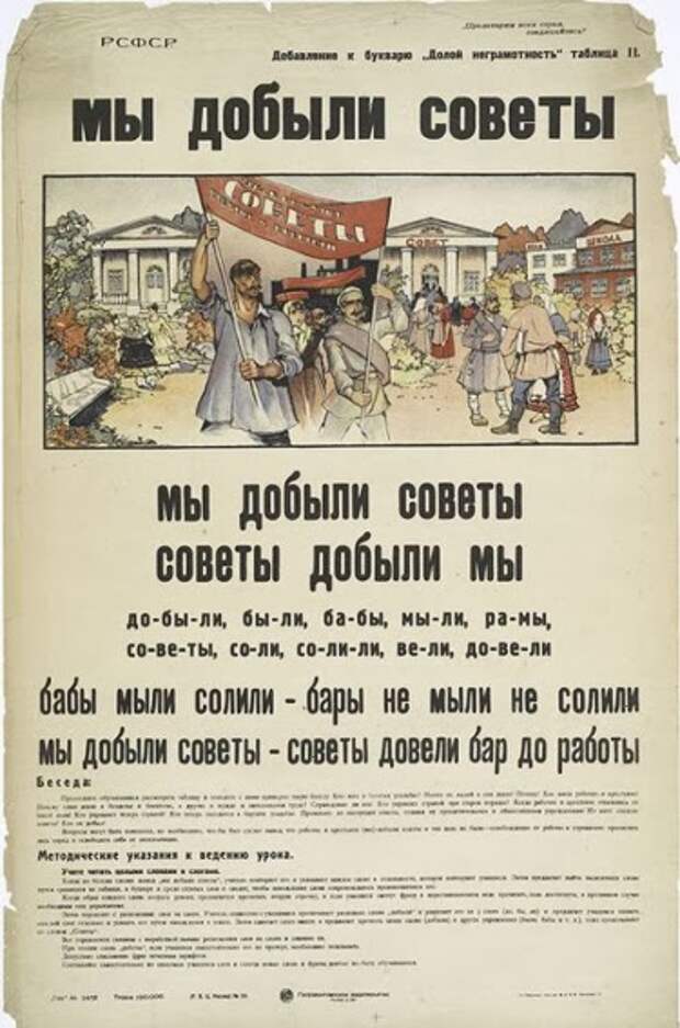 чтение, плакат, книги, 20-е годы