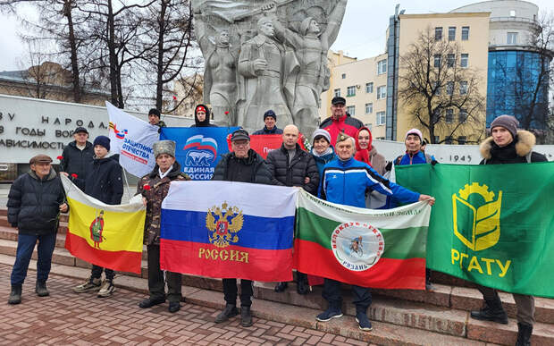 В Рязани проходит велопробег в честь Года семьи и Победы в битве под Москвой