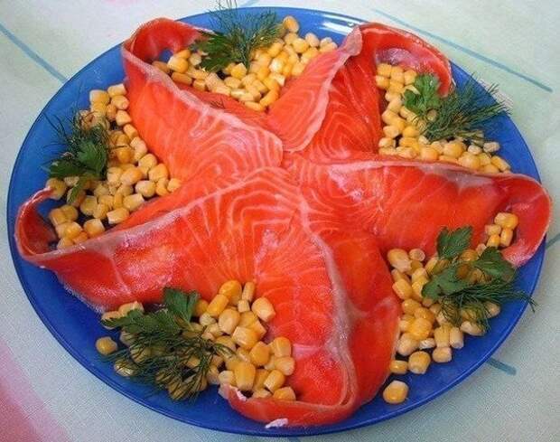 Салат "Морская звезда"