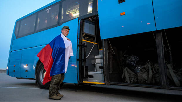 Возвращённые из плена мирные жители приехали в Курск