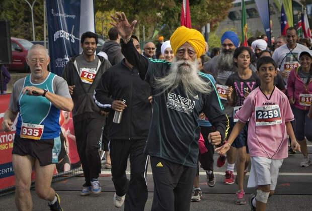 Забег на 101-ом году жизни marafon03 Забег на 101 ом году жизни