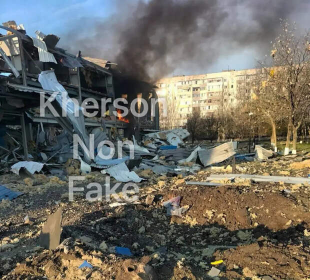 Зафиксирована вторичная детонация: опубликованы новые кадры удара ВКС по объекту ВСУ в Херсоне