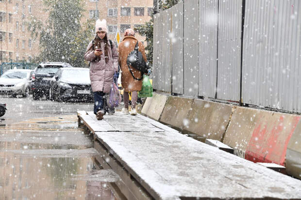 Ноябрь закончится в Москве снегопадами