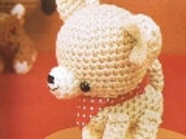 Вязаная собачка крючком Вязаная собачка крючком